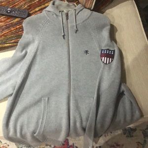 Nike Knitted Grey Zip Up Hoodie
